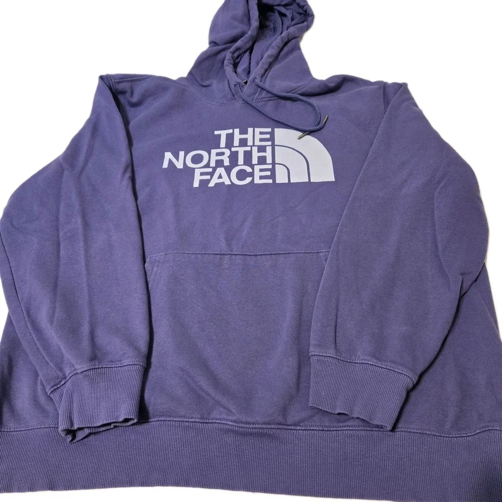 The North Face Men's Half Dome Logo Hoodie Purple Size XXL - Picture 2 of 5
